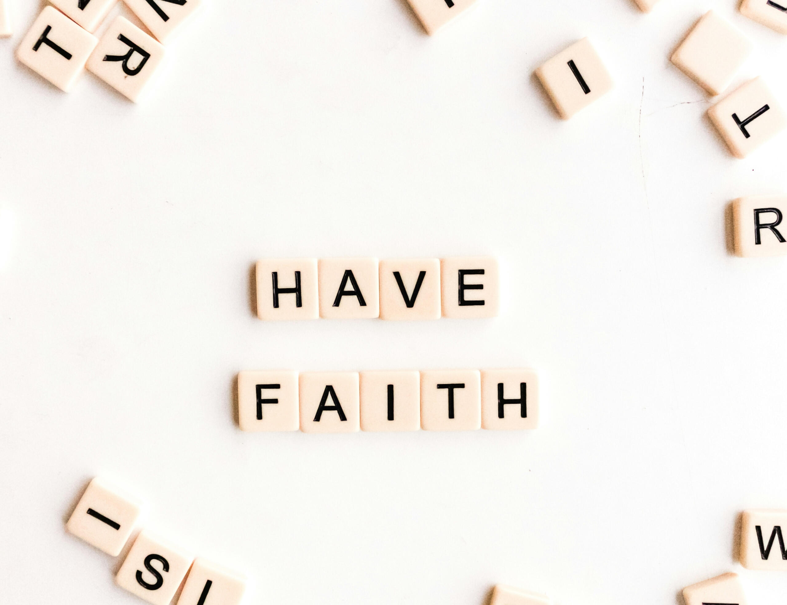 A simple reminder for expats navigating life in Korea — no matter the journey, have faith. Scrabble-style tiles spelling out “Have Faith” on a white background, symbolizing encouragement and spiritual resilience for expats.